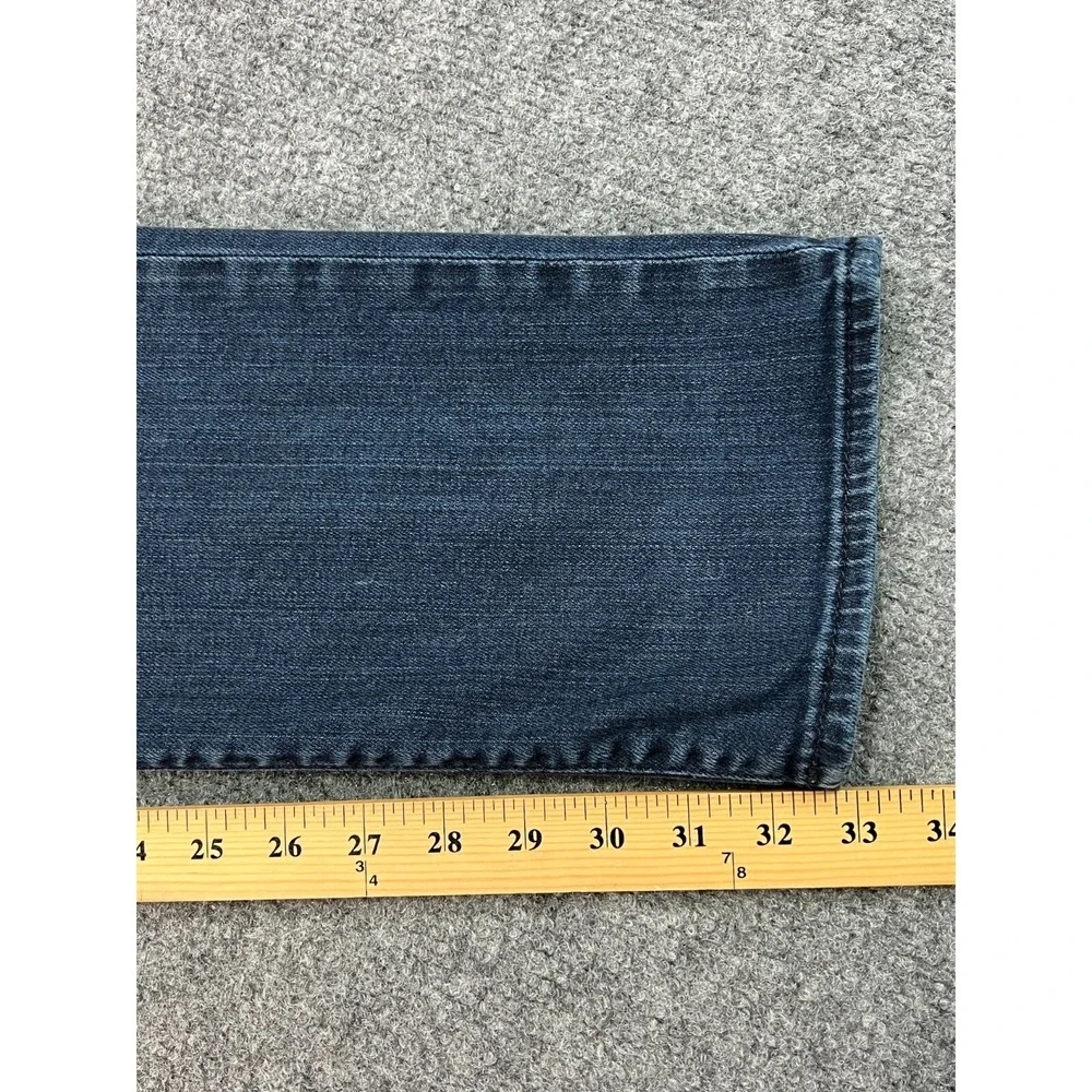 True Religion Jeans Mens 34 Blue Geno Relaxed Slim Horseshoe Made in USA